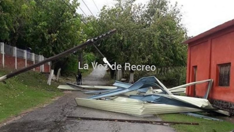 Temporal causó daños en Ancasti