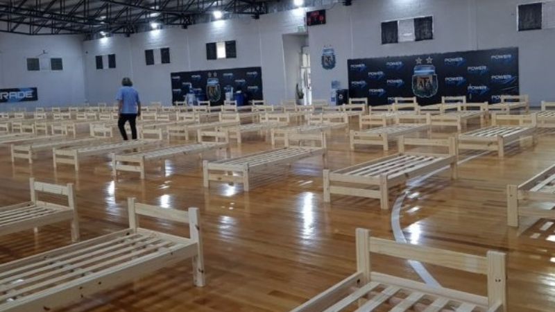 La AFA prepara un hospital de campaña en su predio de Ezeiza