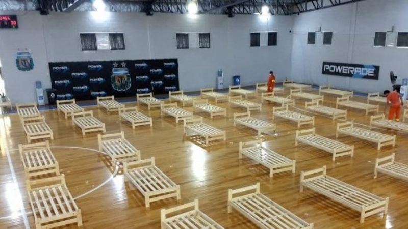 La AFA prepara un hospital de campaña en su predio de Ezeiza