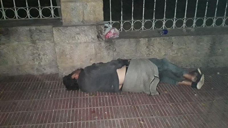Hombre sin techo fue rescatado ante la ausencia del Estado