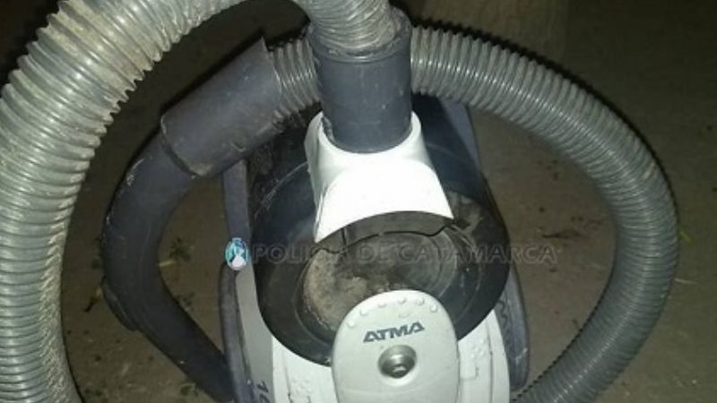 Secuestran una aspiradora