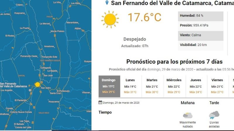 Servicio Meteorológico Nacional - Catamarca