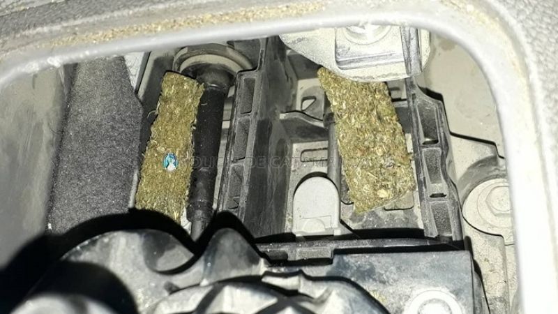 Lo detuvieron por manejar en forma peligrosa, y le encontraron marihuana