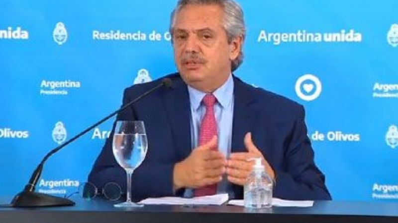 Alberto Fernández extendió la cuarentena hasta que termine Semana Santa
