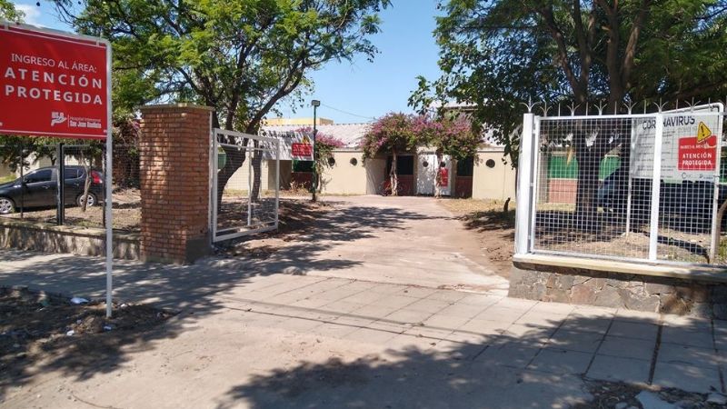 Quedó señalizado el ingreso de pacientes con sospecha de coronavirus