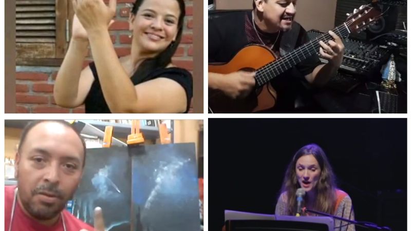 Cuarentena creativa: el arte catucho se comparte en las redes