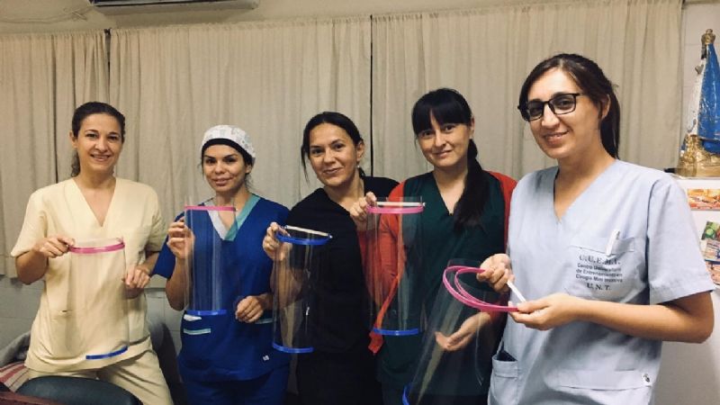 Solidaridad: elabora vinchas protectoras para donar a profesionales de la Salud