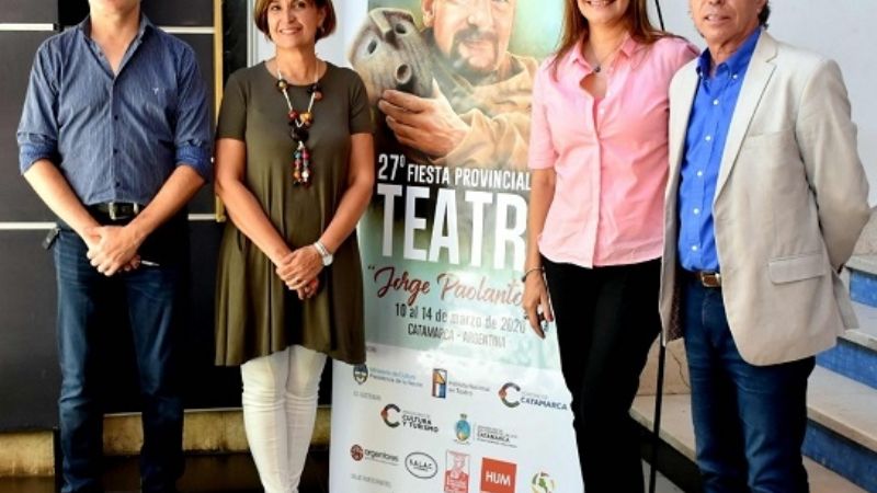 Lanzaron la XXVII° Fiesta Provincial del Teatro