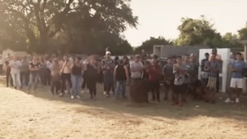 Muestras de dolor en el último adiós a Micaela Gordillo