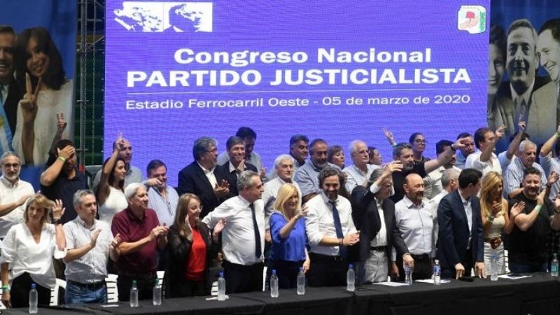 El PJ unido brindó su apoyo al Gobierno