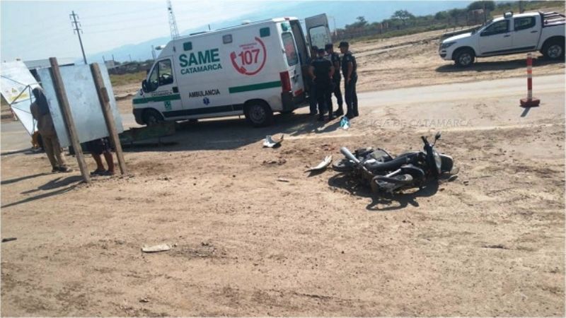 Accidente en la zona sur