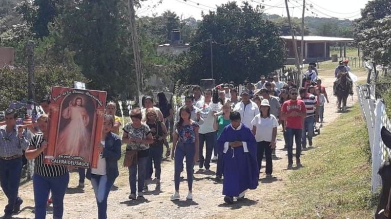 Celebraron a la beata Mama Antula en La Cañada