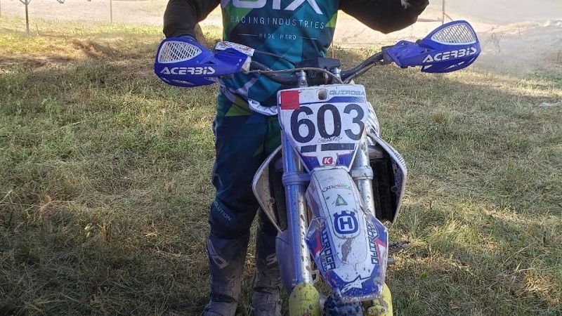 Lucas Quiroga ganó en la Sub 16 del Enduro Nacional