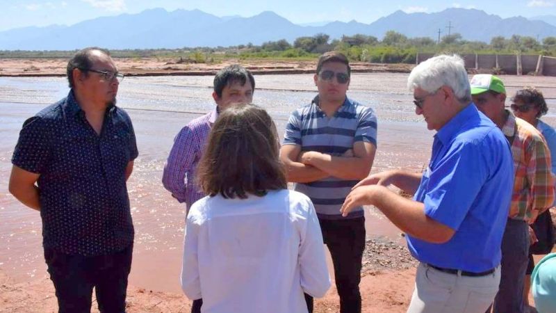 Nóblega recibió al ministro del Agua, Energía y el Ambiente