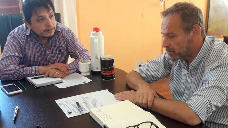 Nóblega recibió al ministro del Agua, Energía y el Ambiente