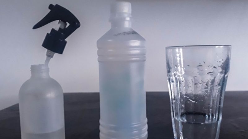 “La proporción 70 por ciento de alcohol y 30 por ciento de agua es la más efectiva”