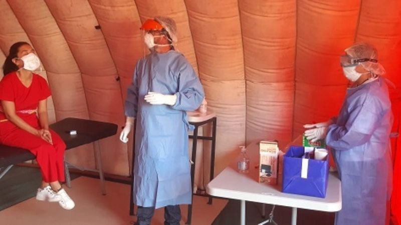 Simulacro en la Maternidad Provincial