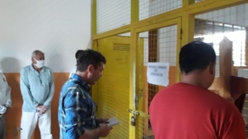 Viernes Santo en la cárcel de varones