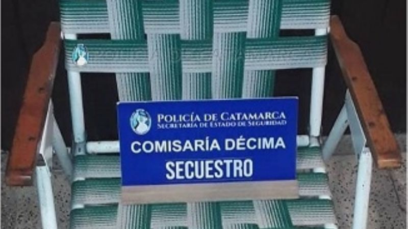 Intentó robar una reposera pero fue apresado por el dueño