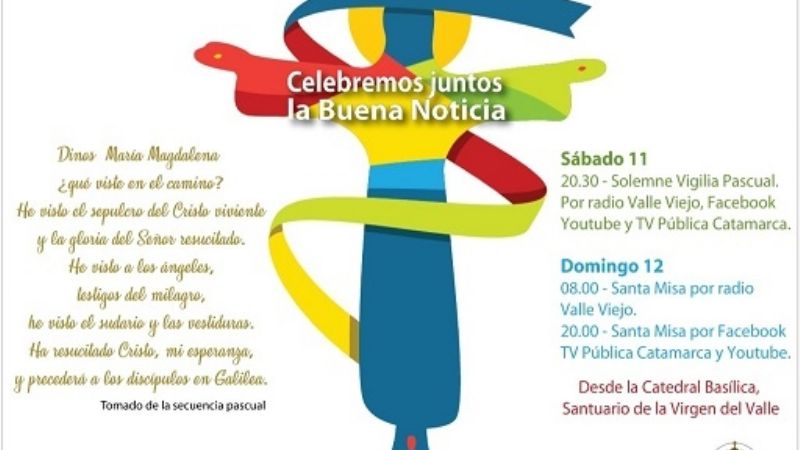 Celebraciones de Pascua en distintos  templos con transmisión radial y por redes