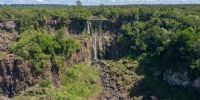 Desde el 2006 que no se registraba una sequía de tal magnitud en las cataratas del Iguazú.