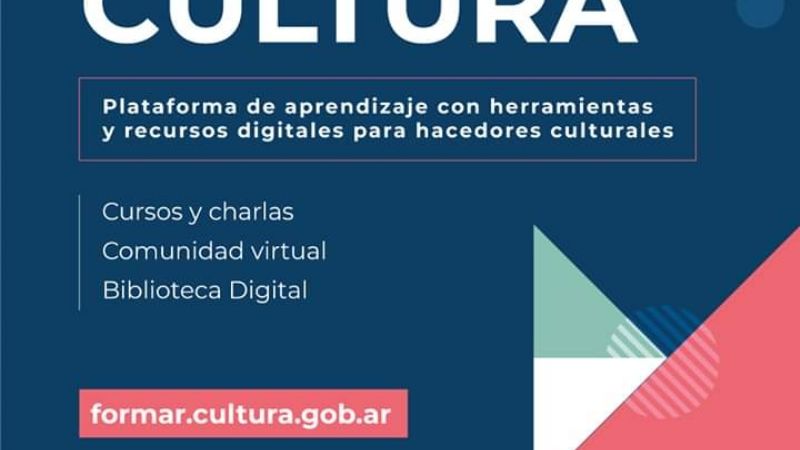Formar Cultura, una plataforma virtual de capacitación y formación