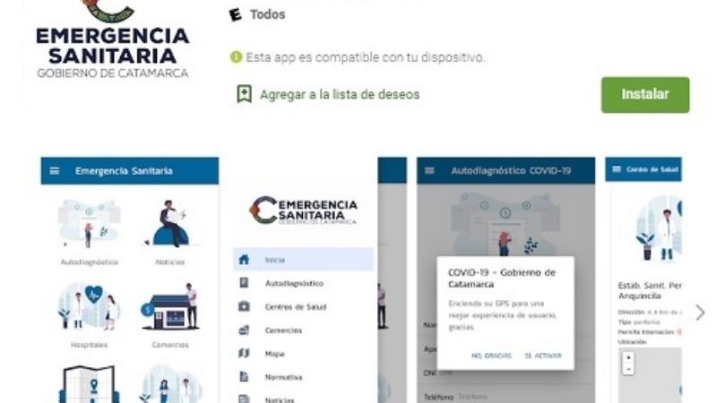 El Gobierno lanzó la aplicación “Emergencia Sanitaria Catamarca”