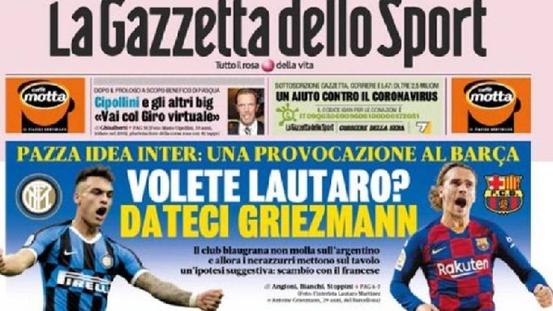 Por Lautaro, el Inter quiere al francés Griezmann