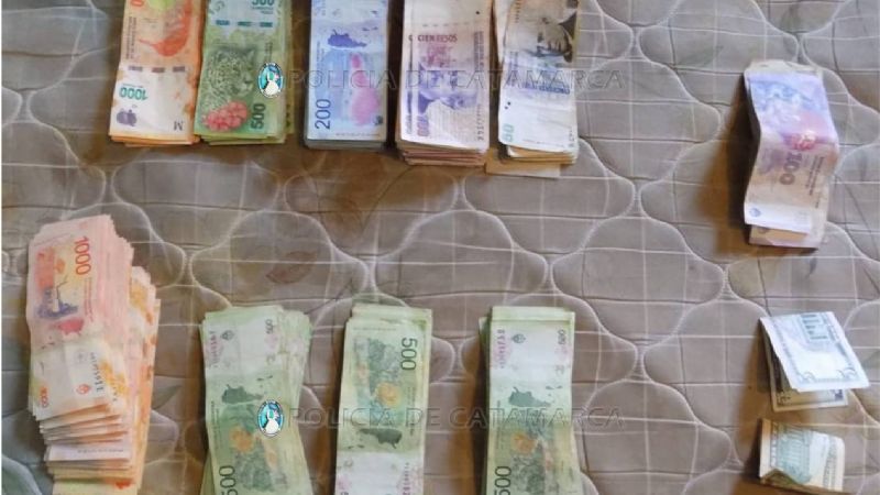 Recuperan más de 200 mil pesos robados en un comercio en Santa María