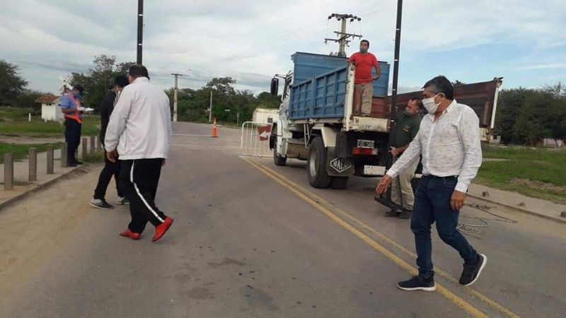 Emergencia sanitaria: habilitan arco desinfectante en Lavalle