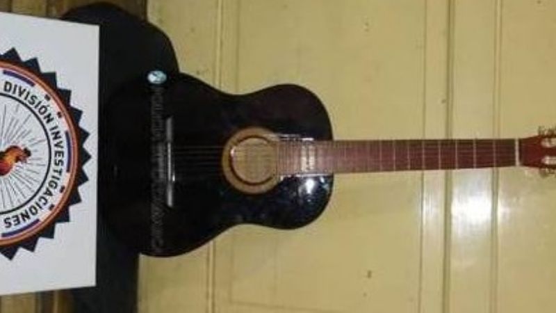 Secuestran un lavarropas y una guitarra
