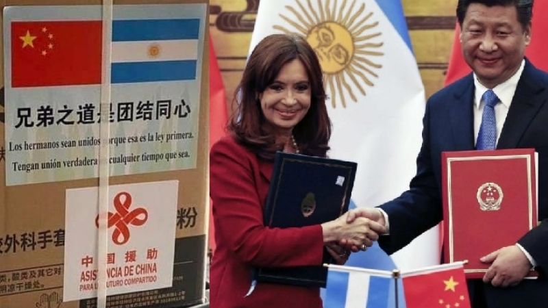 Cristina Fernández gestionó la donación de China