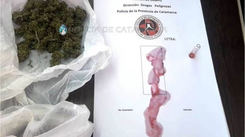 Secuestran 19 gramos de marihuana en Santa María
