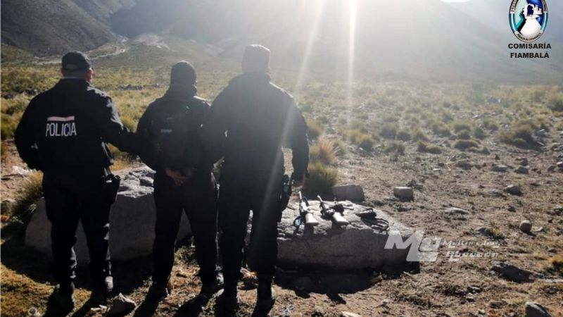 Detienen a un cazador furtivo en zona precordillerana