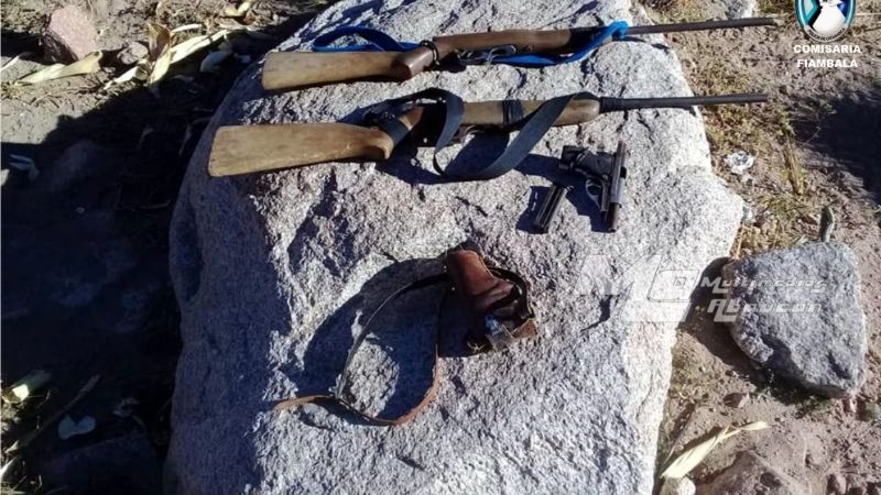 Detienen a un cazador furtivo en zona precordillerana