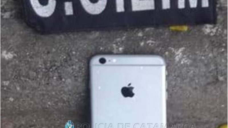 Recuperan un iPhone que le arrebataron a un joven