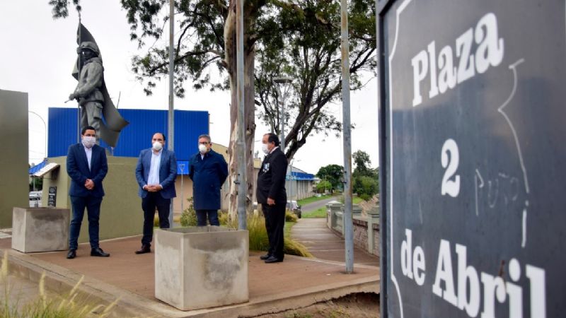 Homenaje a los héroes de Malvinas: con el sentimiento de siempre