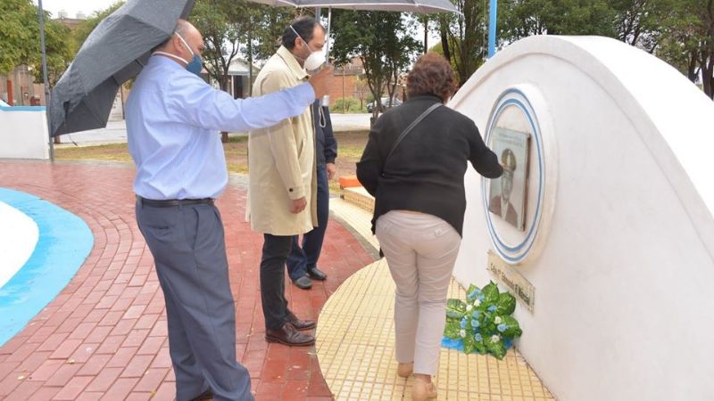 Sentido homenaje a ex Combatientes y Caídos en Malvinas en Santa María