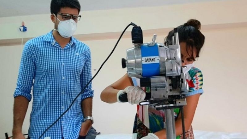 Cooperativas avanzan con la producción de barbijos