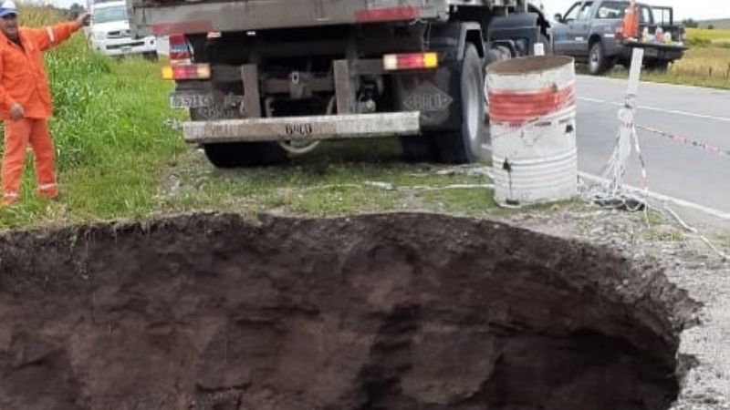 Desvío de tránsito pesado por arreglos en la Ruta Nacional N°38