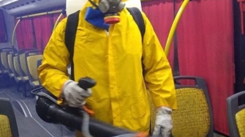 Desinfección en colectivos