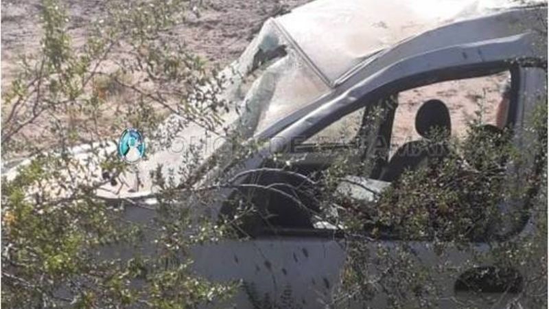 Un hombre de Entre Ríos volcó la camioneta en Capayán