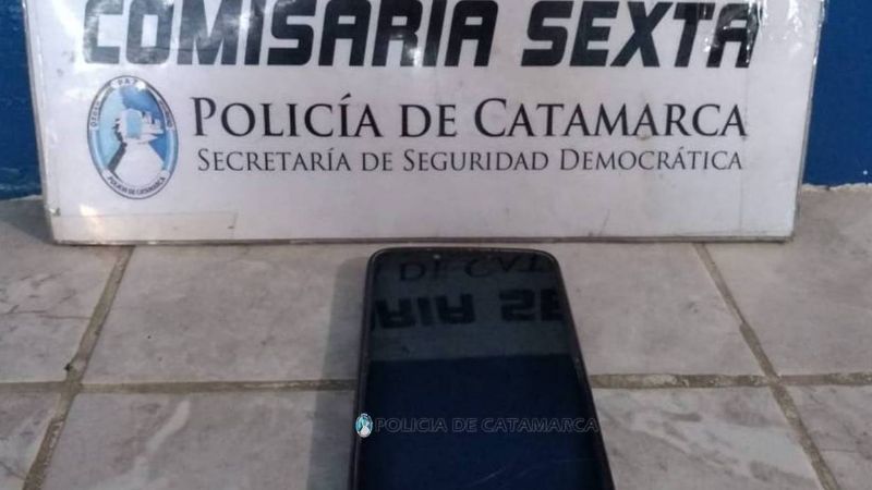 Esperaba a un familiar y un ladrón le arrebató el celular