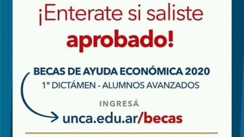 Becas de Ayuda Económica de la UNCA
