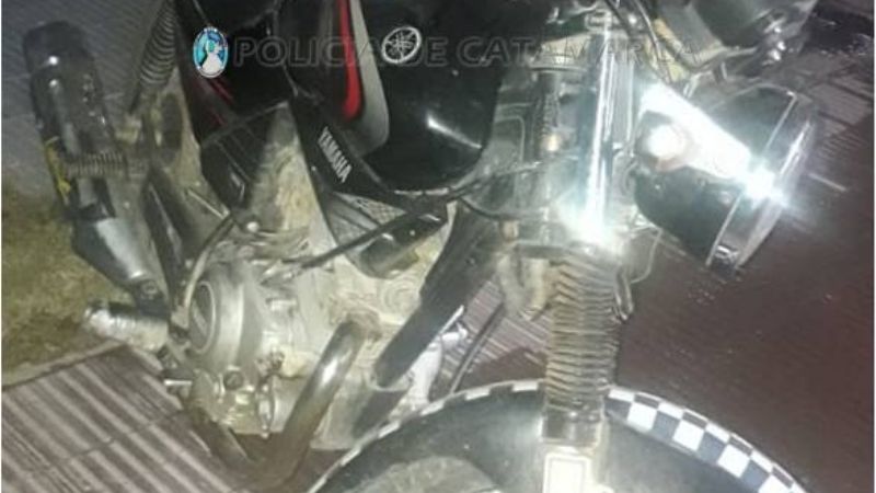 Encuentran en Capayán una moto robada en 2018
