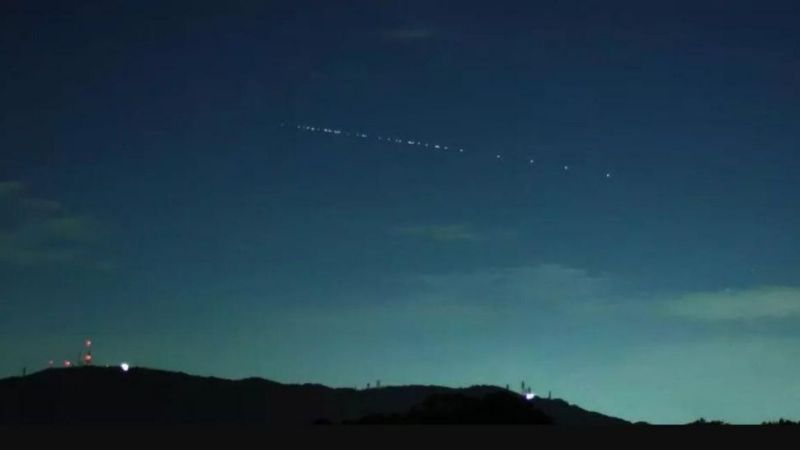 Hilera de luces en el cielo asombró al mundo