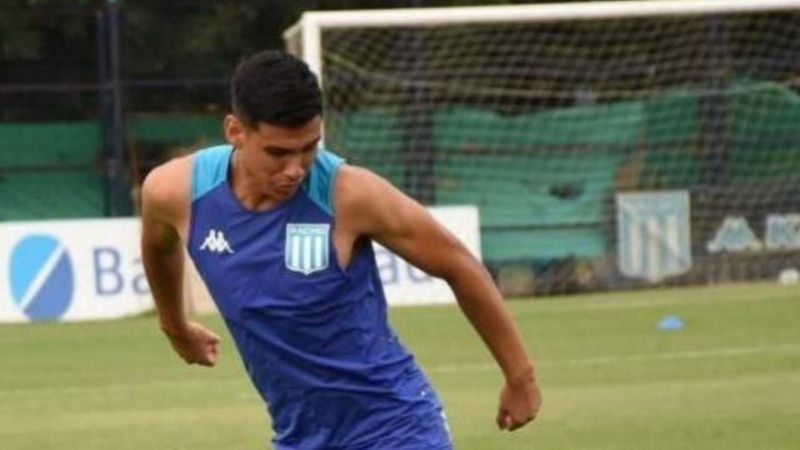 Casi en secreto, chumbichano se sumó a la primera de Racing