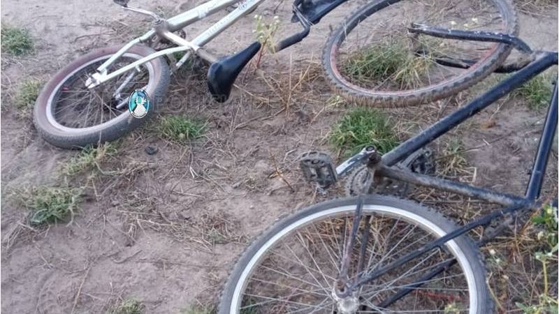 Secuestran dos bicicletas y dos tramperas