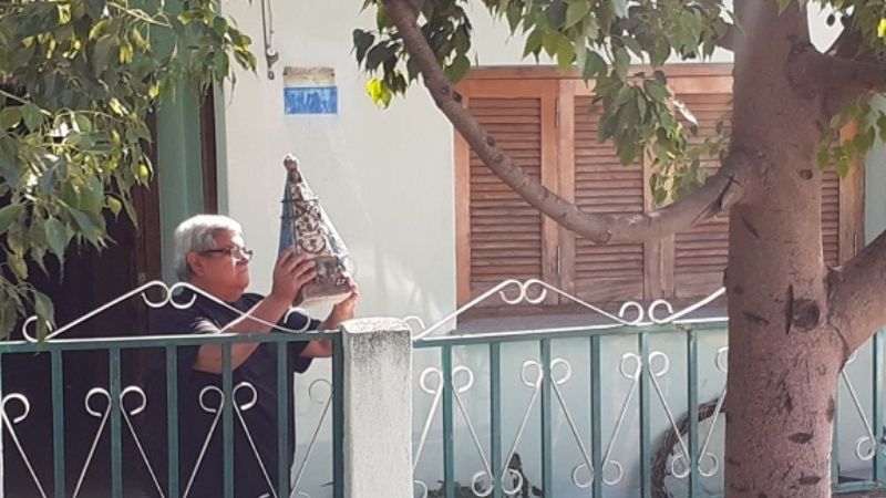 La Virgen recorrió la zona donde  fue encontrada hace 400 años