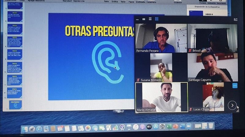 Entrenadores de hockey local se capacitaron vía on-line